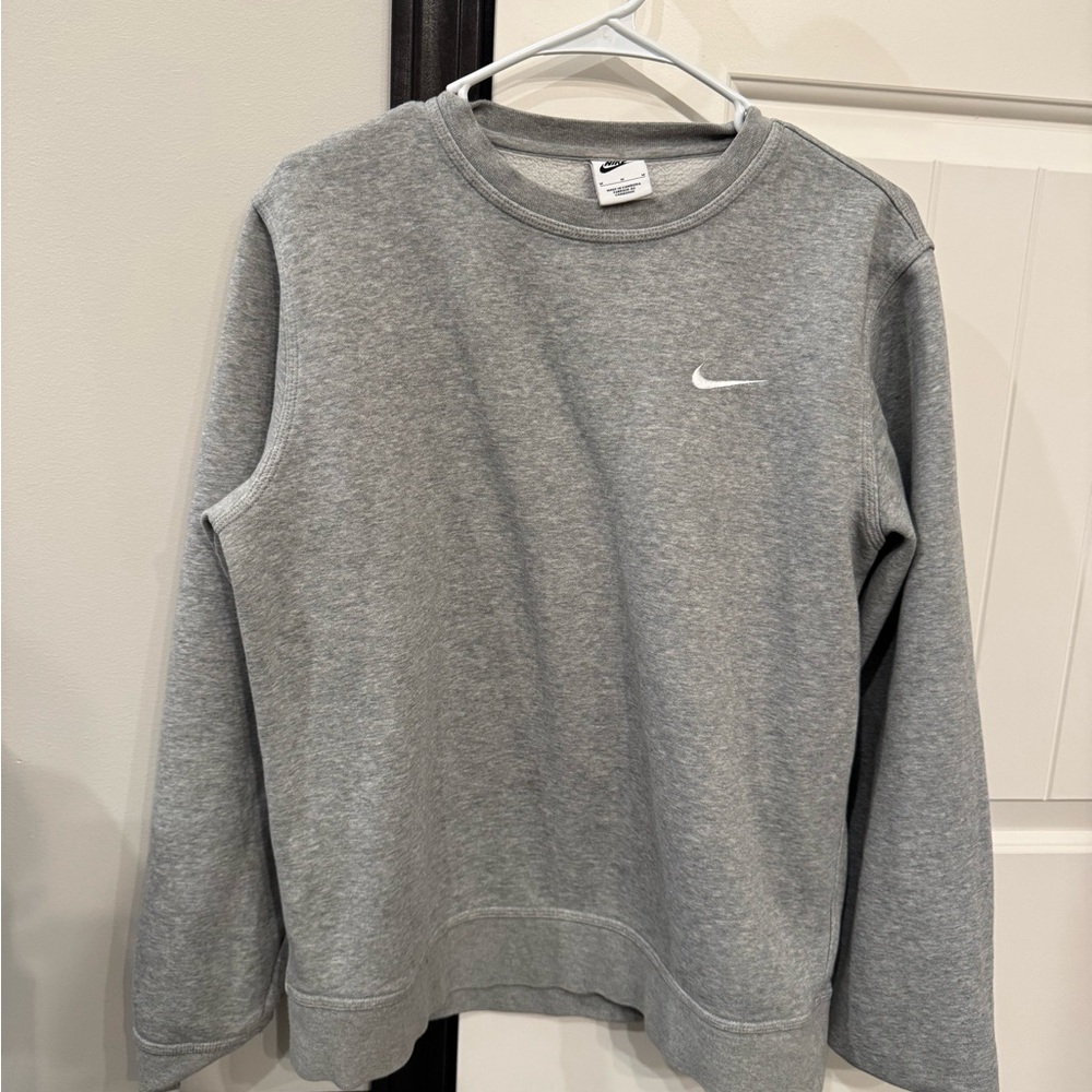 Nike Men's Gray Sweater Crewneck